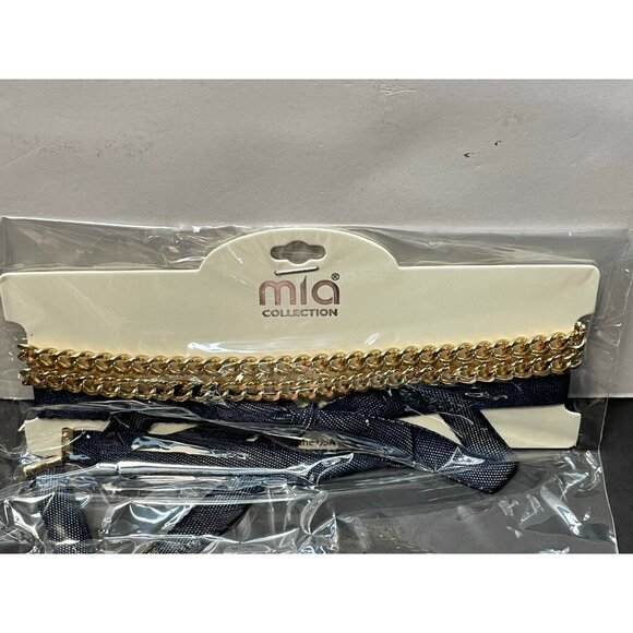 Mia Collection choker necklace gold - Picture 2 of 4